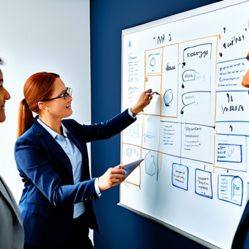 Home 5 앤젤 투자자의 관심사와 투자 결정 요인 - The Visionary Team**
Prompt: A diverse and dynamic team of professionals collaborating in a modern,...